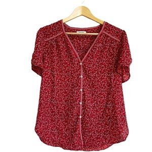 🌻Max Studio Red Blouse